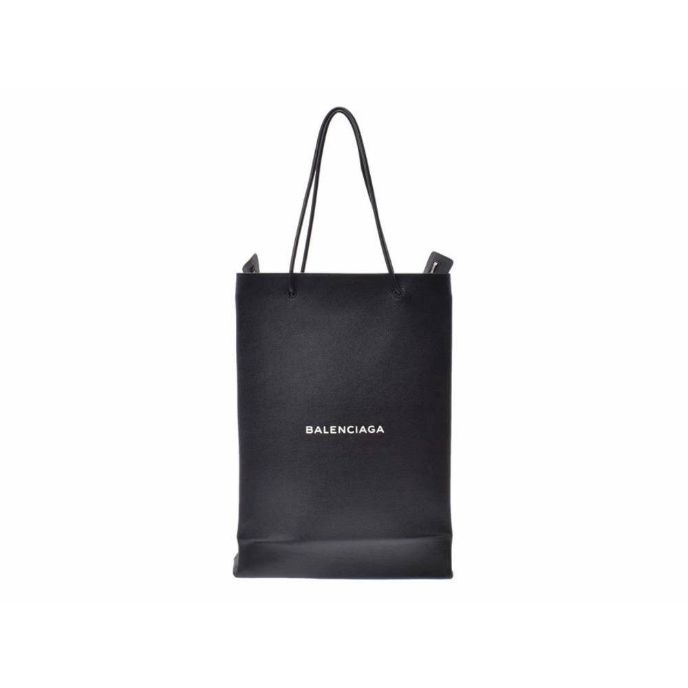 Balenciaga North South Shopping Bag Black Calfskin Tote